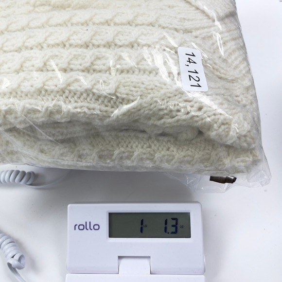 Chunky Cable‎ Knit Sweater Womens S/M Fisherman Handmade Heritage Alpine READ - Picture 11 of 12